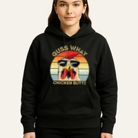 Guess What Chicken Butt Funny Chicken Meme Hoodie