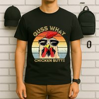 Guess What Chicken Butt Funny Chicken Meme T-Shirt
