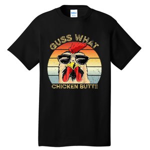 Guess What Chicken Butt Funny Chicken Meme Tall T-Shirt