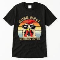 Guess What Chicken Butt Funny Chicken Meme Tall T-Shirt