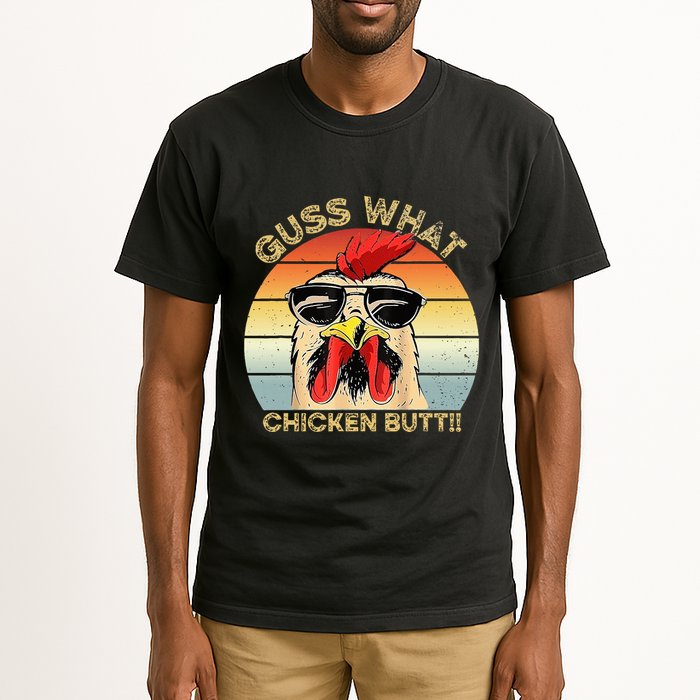 Guess What Chicken Butt Funny Chicken Meme Tall T-Shirt