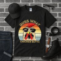 Guess What Chicken Butt Funny Chicken Meme Tall T-Shirt