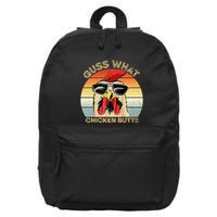 Guess What Chicken Butt Funny Chicken Meme 16 in Basic Backpack