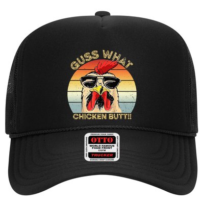 Guess What Chicken Butt Funny Chicken Meme Trucker Hat