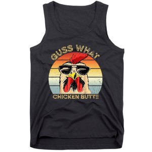 Guess What Chicken Butt Funny Chicken Meme Tank Top