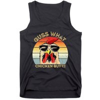 Guess What Chicken Butt Funny Chicken Meme Tank Top