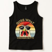 Guess What Chicken Butt Funny Chicken Meme Tank Top