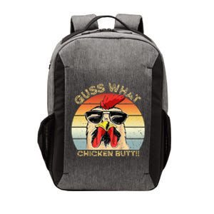 Guess What Chicken Butt Funny Chicken Meme Vector Backpack