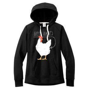 Guess What Chicken Butt Women's Fleece Hoodie