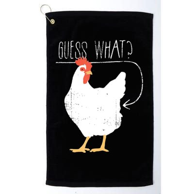 Guess What Chicken Butt Golf Towel
