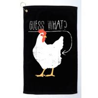 Guess What Chicken Butt Golf Towel