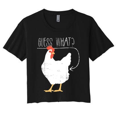 Guess What Chicken Butt Crop Top
