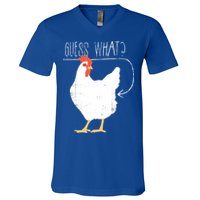 Guess What Chicken Butt V-Neck T-Shirt