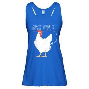 Guess What Chicken Butt Ladies Essential Flowy Tank