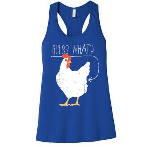 Guess What Chicken Butt Women's Racerback Tank