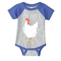 Guess What Chicken Butt Infant Baby Jersey Bodysuit
