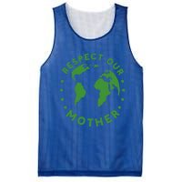 Global Warming Climate Change Respect Our Mother Gift Mesh Reversible Basketball Jersey Tank