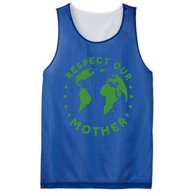 Global Warming Climate Change Respect Our Mother Gift Mesh Reversible Basketball Jersey Tank