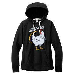 Guess What Chicken Butt Women's Fleece Hoodie