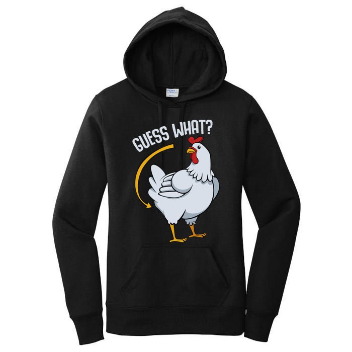 Guess What Chicken Butt Women's Pullover Hoodie