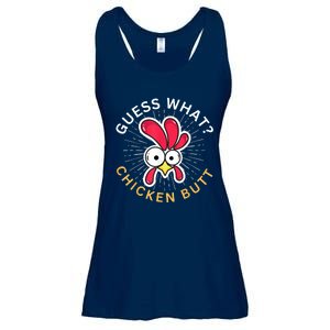 Guess What Chicken Butt Ladies Essential Flowy Tank