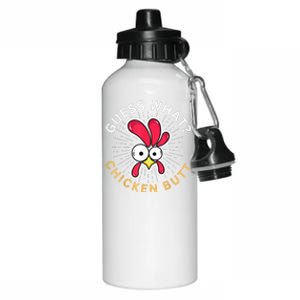 Guess What Chicken Butt Aluminum Water Bottle