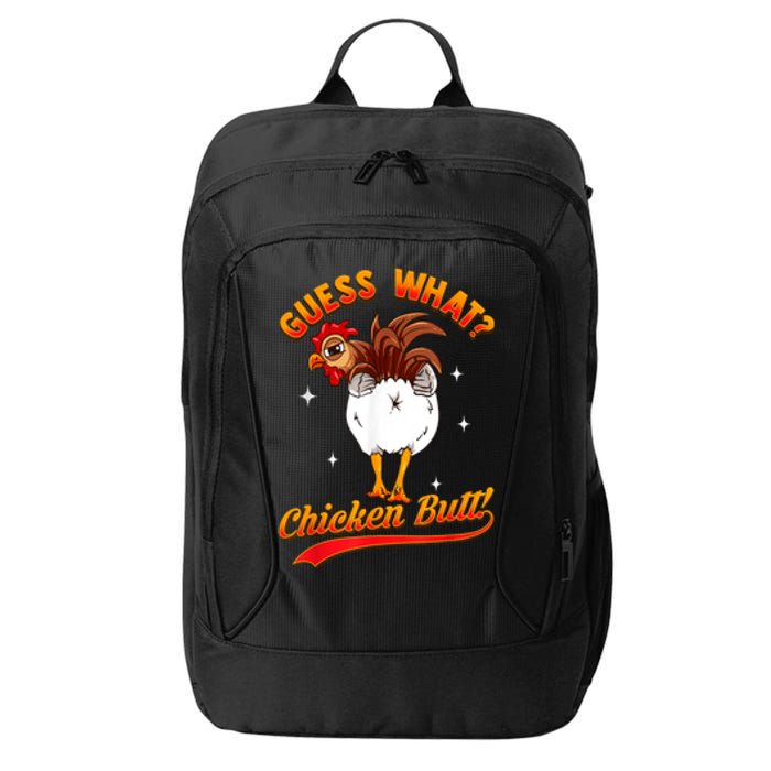 Guess What Chicken Butt! Funny Joke City Backpack