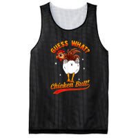 Guess What Chicken Butt! Funny Joke Mesh Reversible Basketball Jersey Tank