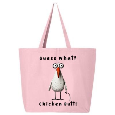 Guess What Chicken Butt Chicken Rooster Meme Funny Costume 25L Jumbo Tote