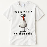 Guess What Chicken Butt Chicken Rooster Meme Funny Costume Tall T-Shirt