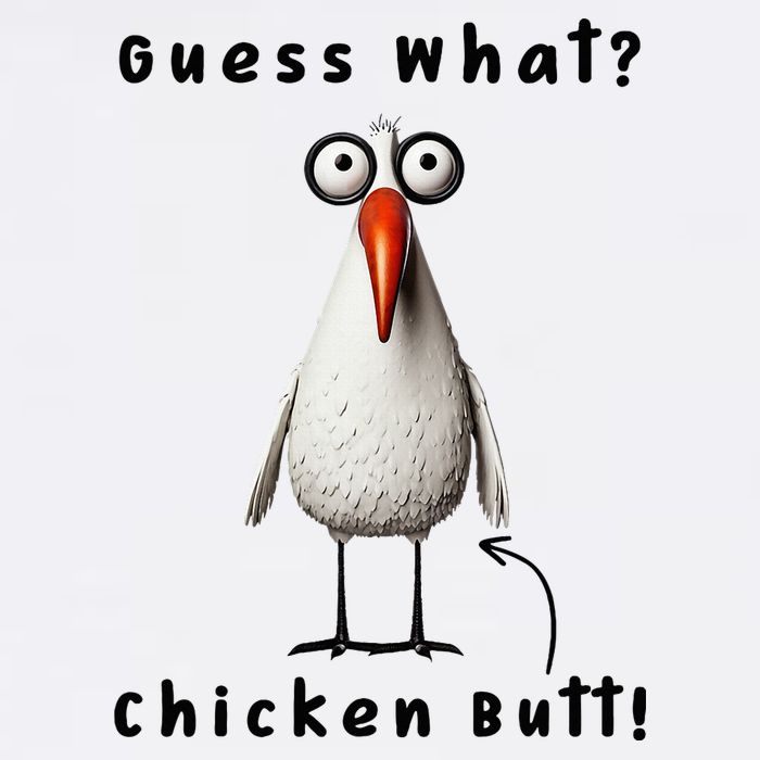 Guess What Chicken Butt Chicken Rooster Meme Funny Costume Mug