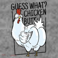 Guess What Chicken Butt Funny Sustainable Beanie