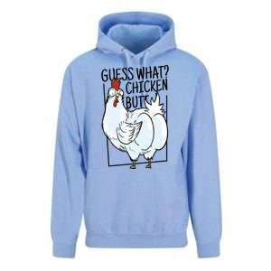 Guess What Chicken Butt Funny Unisex Surf Hoodie