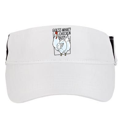 Guess What Chicken Butt Funny Adult Drive Performance Visor