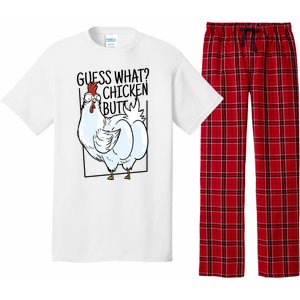 Guess What Chicken Butt Funny Pajama Set