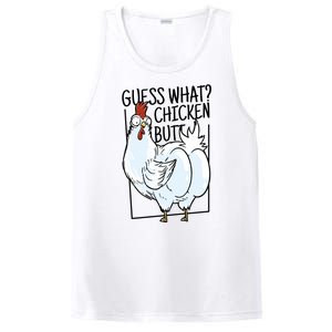 Guess What Chicken Butt Funny PosiCharge Competitor Tank