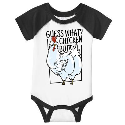 Guess What Chicken Butt Funny Infant Baby Jersey Bodysuit