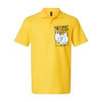 Guess What Chicken Butt Funny Softstyle Adult Sport Polo