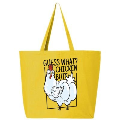 Guess What Chicken Butt Funny 25L Jumbo Tote