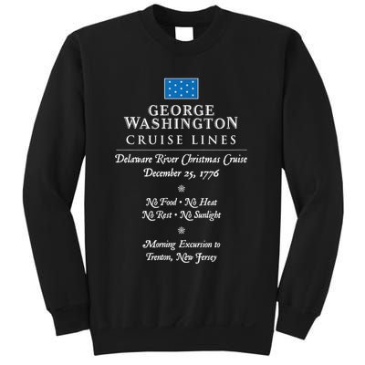 George Washington Crossing Delaware River 1776 Sweatshirt
