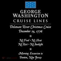 George Washington Crossing Delaware River 1776 Tall T-Shirt
