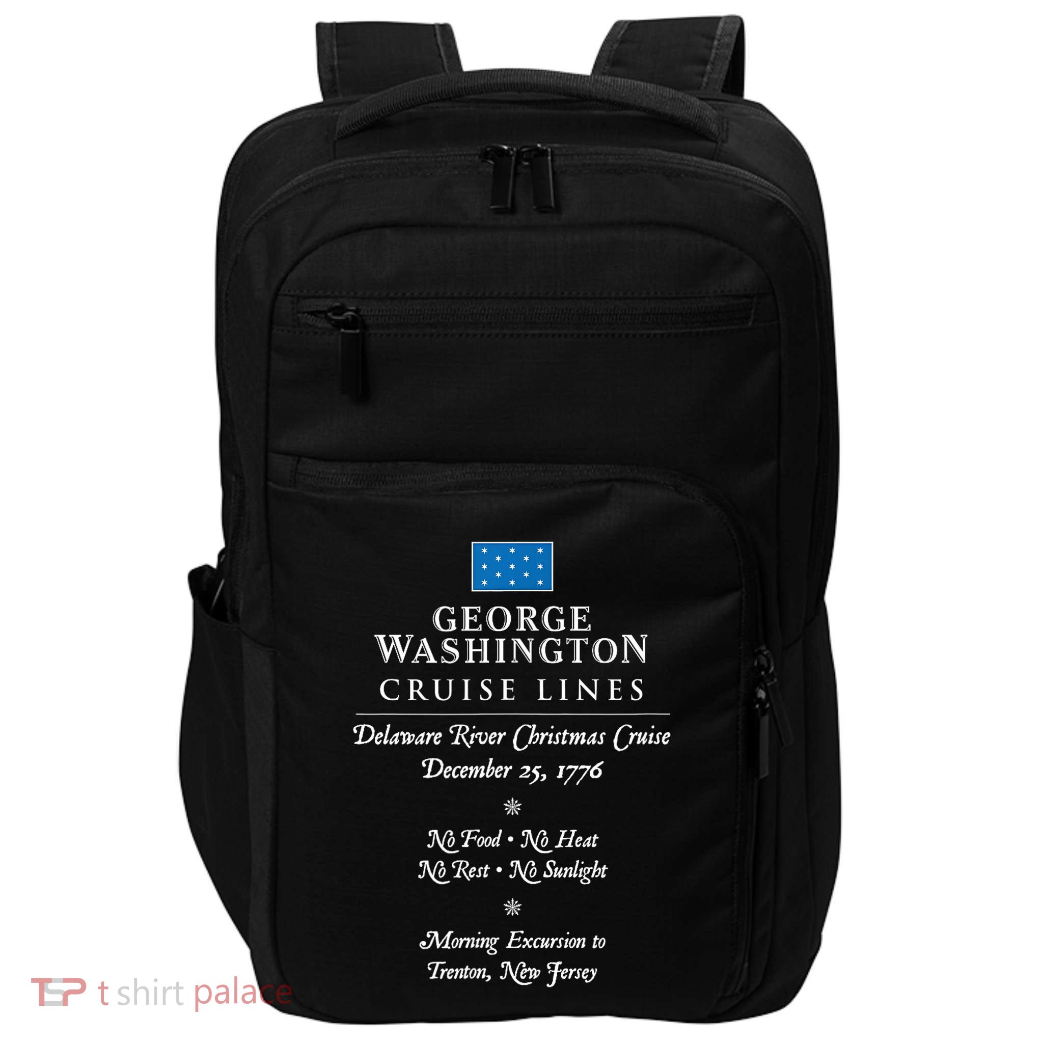 George Washington Crossing Delaware River 1776 Impact Tech Backpack