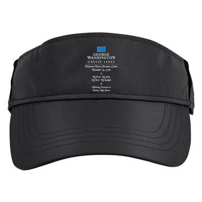 George Washington Crossing Delaware River 1776 Adult Drive Performance Visor