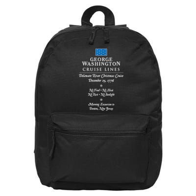 George Washington Crossing Delaware River 1776 16 in Basic Backpack