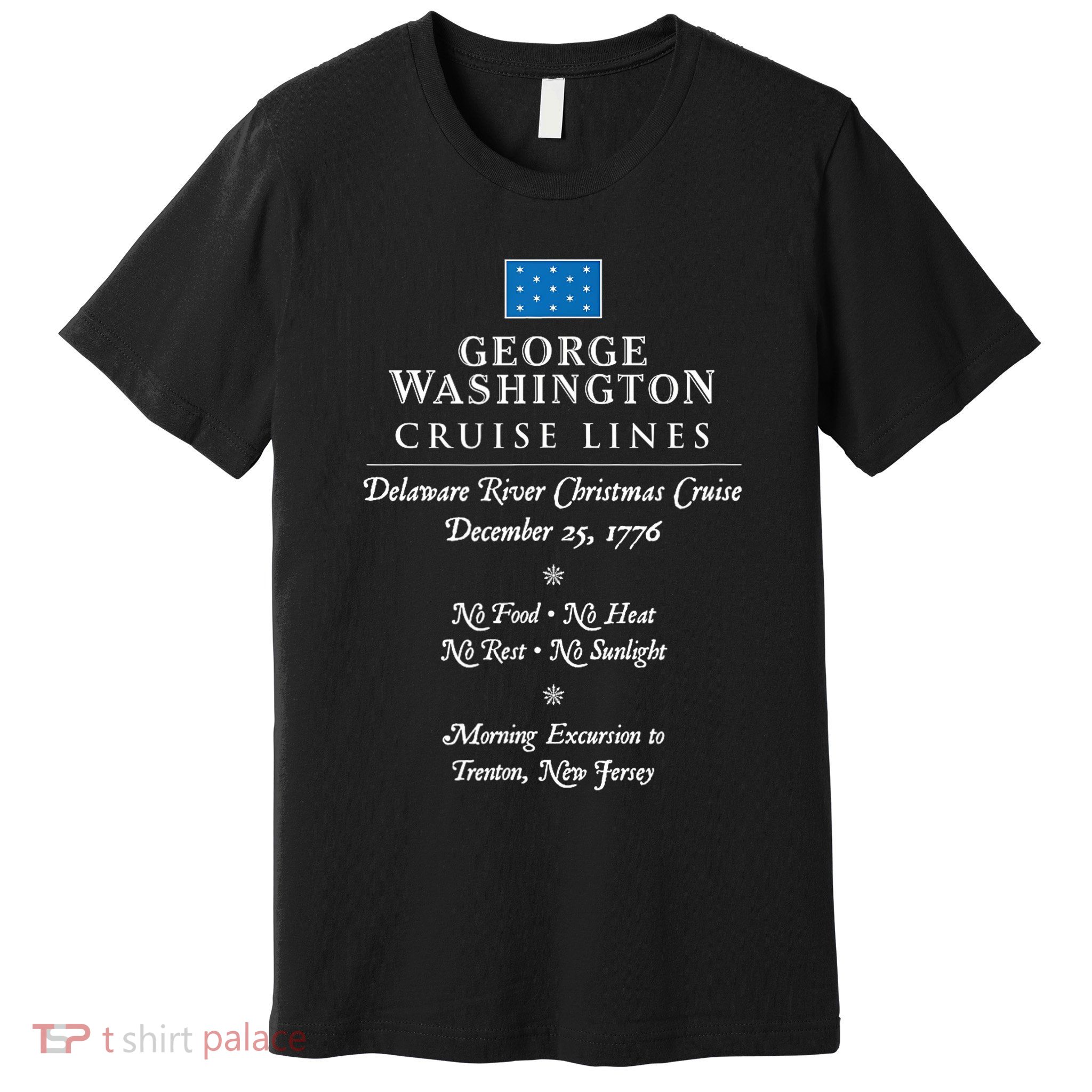 George Washington Crossing Delaware River 1776 Premium T-Shirt