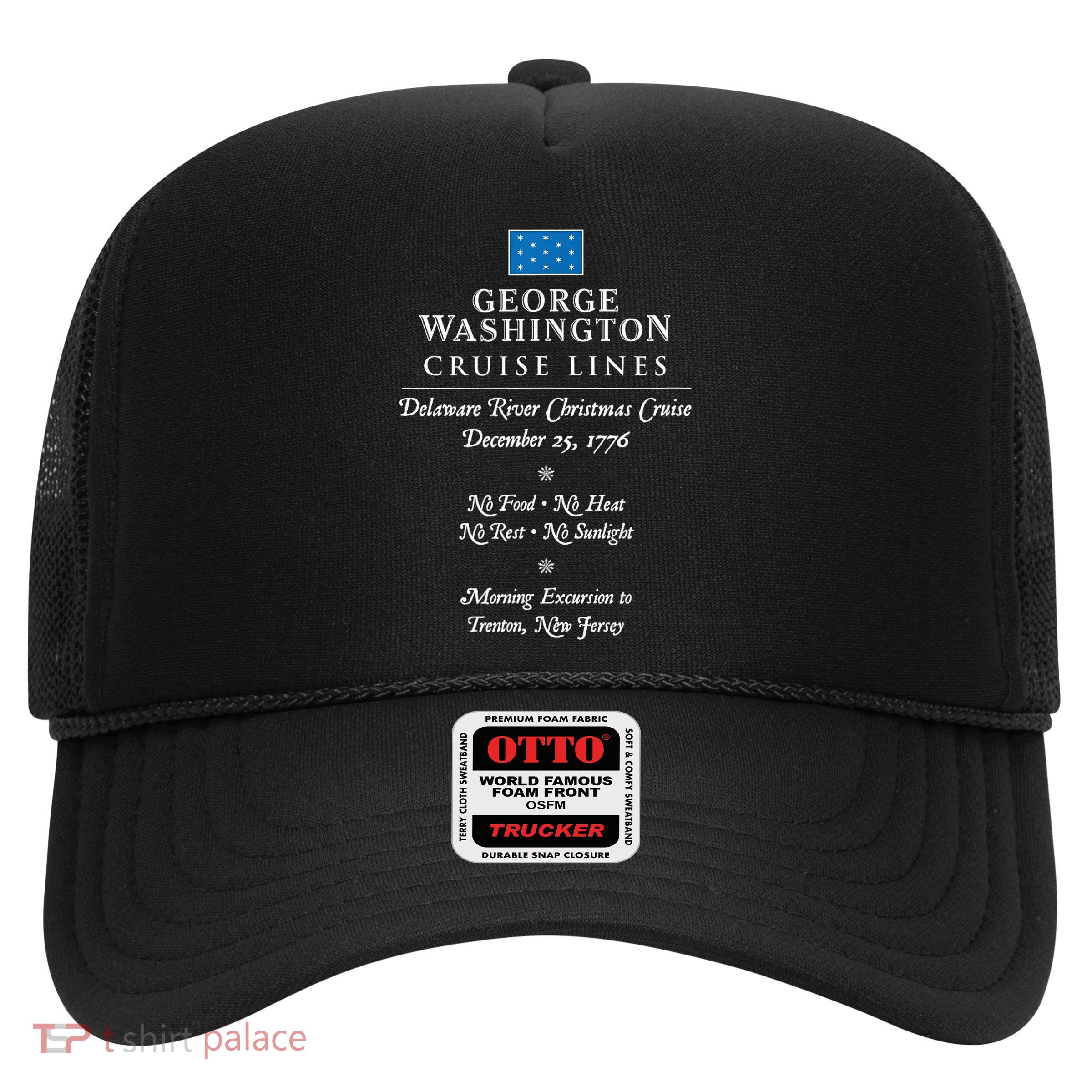 George Washington Crossing Delaware River 1776 Trucker Hat