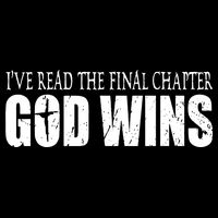 God Wins Christian I Have Read The Final Chapter Flat Bill Trucker Hat