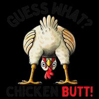 Guess What Chicken Butt Chicken 16oz Travel Tumbler