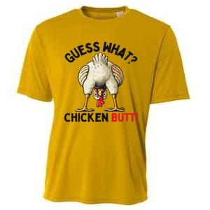 Guess What Chicken Butt Chicken Cooling Performance Crew T-Shirt