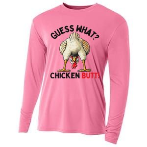 Guess What Chicken Butt Chicken Cooling Performance Long Sleeve Crew